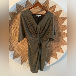 She + Sky gold dress